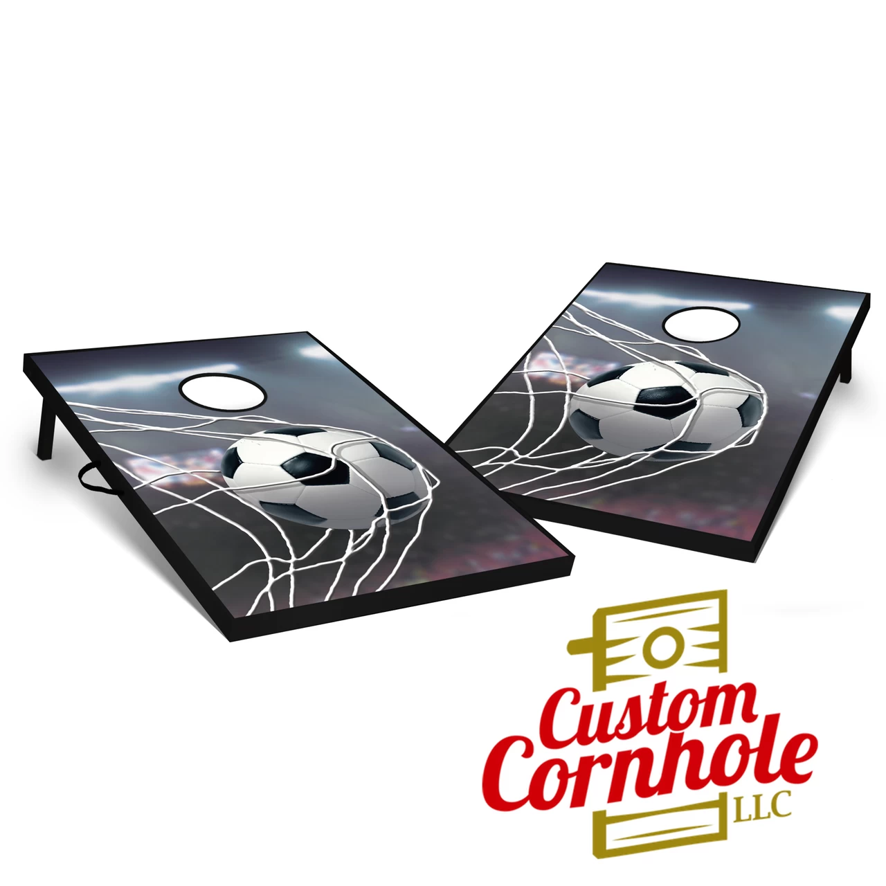 Tailgate Soccer Cornhole Set With Bags 3 Tailgate Soccer Cornhole Set With Bags
