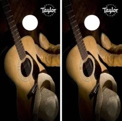 Taylor Guitar Cornhole Wraps - Set Of 2