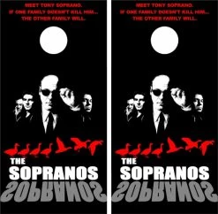 The Sopranos Version 2 Cornhole Set With Bags 6 The Sopranos Version 2 Cornhole Set With Bags -Pro Cornhole Shop The Sopranos 2 34843.1690846420
