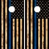 American Flag Blue Line Version 2 Cornhole Wraps - Set Of 2 1 American Flag Blue Line Version 2 Cornhole Wraps - Set Of 2 -Pro Cornhole Shop USA American Flag Burn Wood Blue line 34312.1718928508