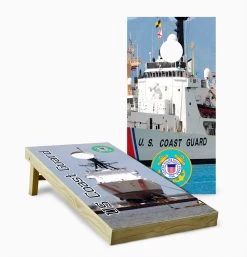 US Coast Guard Ships Cornhole Set With Bags