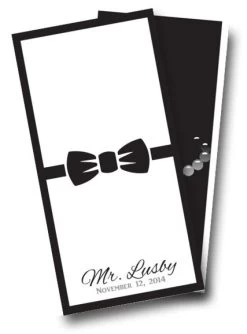 Wedding Tie & Necklace Cornhole Wraps - Set Of 2