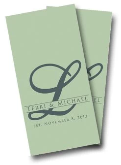 Wedding Letter Cornhole Wraps - Set Of 2