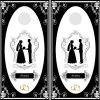 Wedding Cornhole Wraps Version 4 - Set Of 2 -Pro Cornhole Shop Wedding Wraps 1 85246.1445037254
