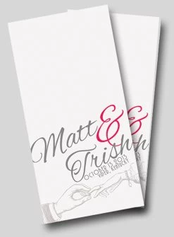 Wedding Hands Cornhole Wraps - Set Of 2