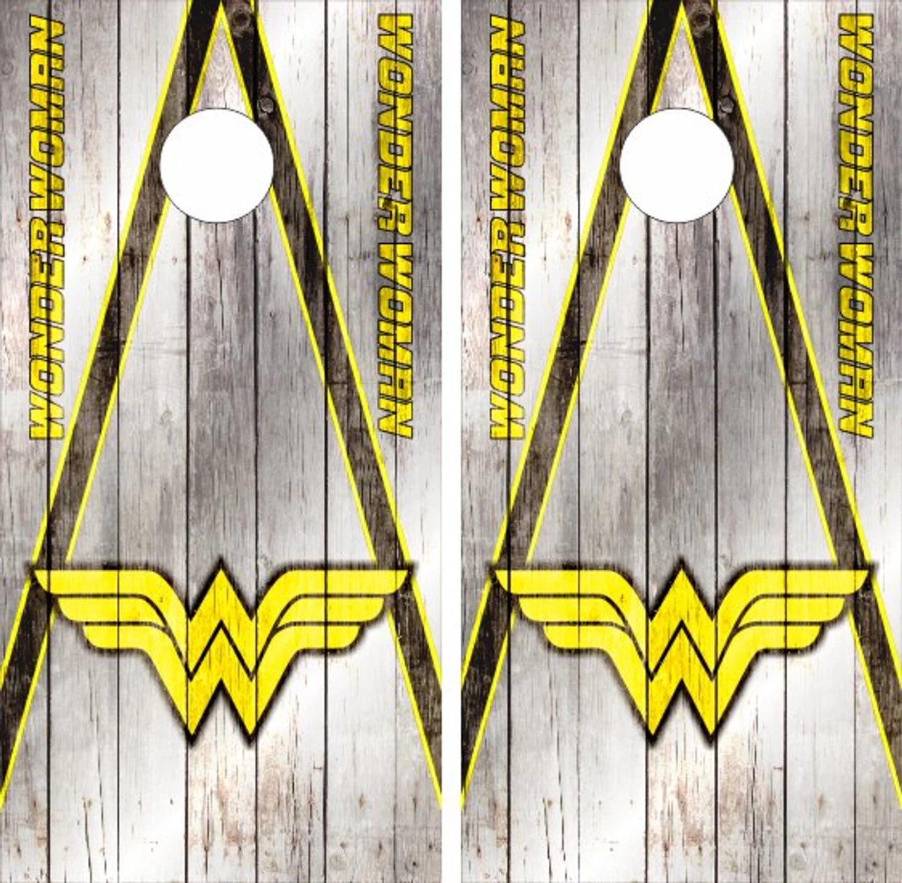 Wonder Woman Version 4 Cornhole Wraps - Set Of 2 3 Wonder Woman Version 4 Cornhole Wraps - Set Of 2