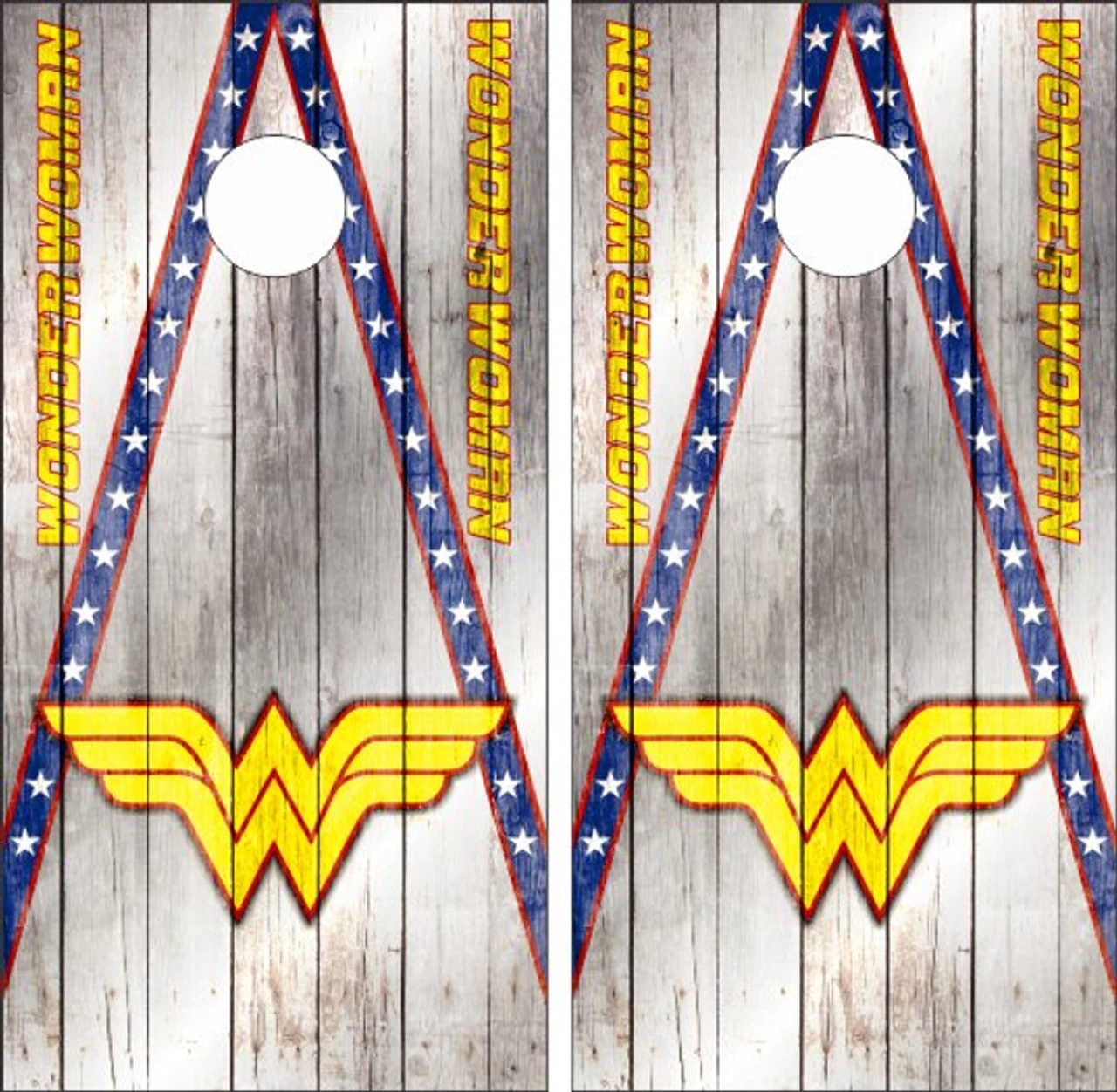 Wonder Woman Version 5 Cornhole Set With Bags 4 Wonder Woman Version 5 Cornhole Set With Bags - Image 2