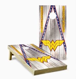 Wonder Woman Version 5 Cornhole Set With Bags