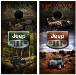 Jeep Cornhole Wraps - Set Of 2