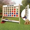 Custom Giant Connect Four Game -Pro Cornhole Shop backyard 1 40699.1610491153