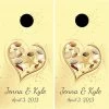 Beach Wedding Cornhole Wraps - Set Of 2 -Pro Cornhole Shop beach wedding cornhole wraps l 85514.1394063933