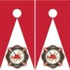 Firefighter Cornhole Wraps - Set Of 2 2 Firefighter Cornhole Wraps - Set Of 2 -Pro Cornhole Shop firefighter cross cornhole wraps l 47884.1394065898