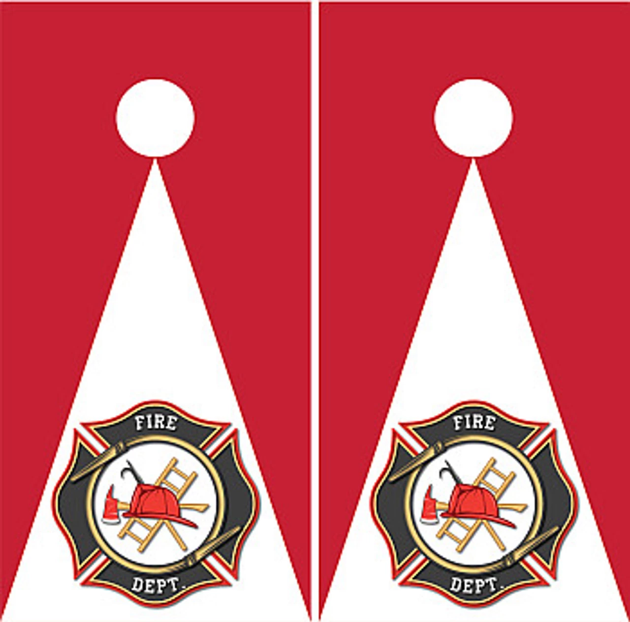 Firefighter Cornhole Wraps - Set Of 2 3 Firefighter Cornhole Wraps - Set Of 2