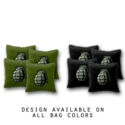 Grenade Cornhole Bags - Set Of 8
