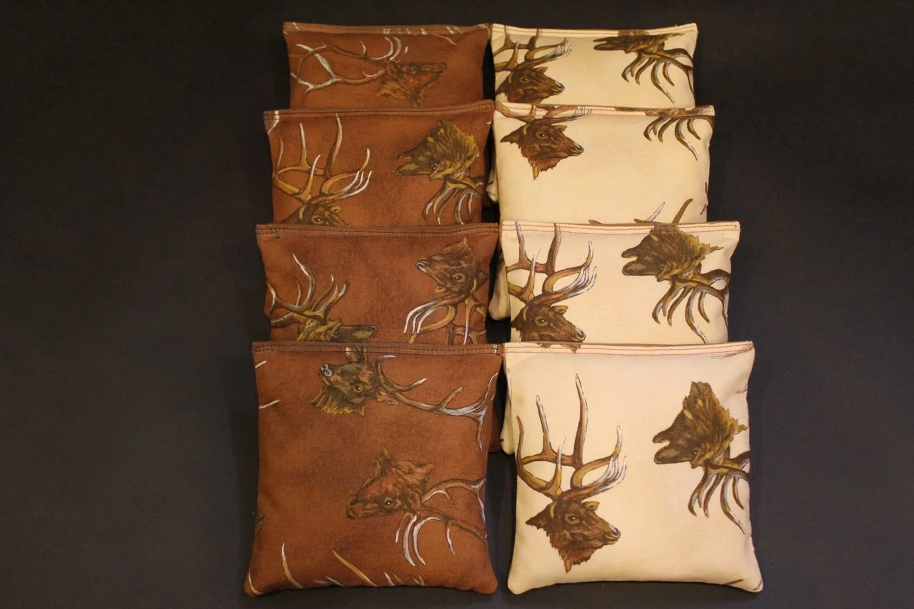 Elk Cornhole Bags - Set Of 8 3 Elk Cornhole Bags - Set Of 8