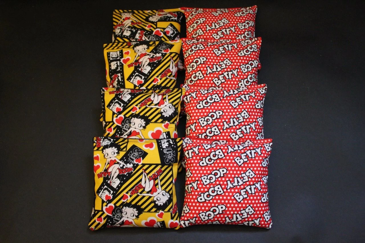 Betty Boop Cornhole Bags - Set Of 8 3 Betty Boop Cornhole Bags - Set Of 8