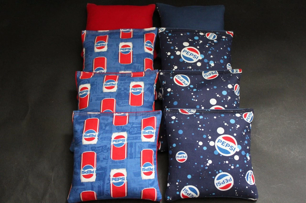 Pepsi Cornhole Bags - Set Of 8 4 Pepsi Cornhole Bags - Set Of 8 - Image 2