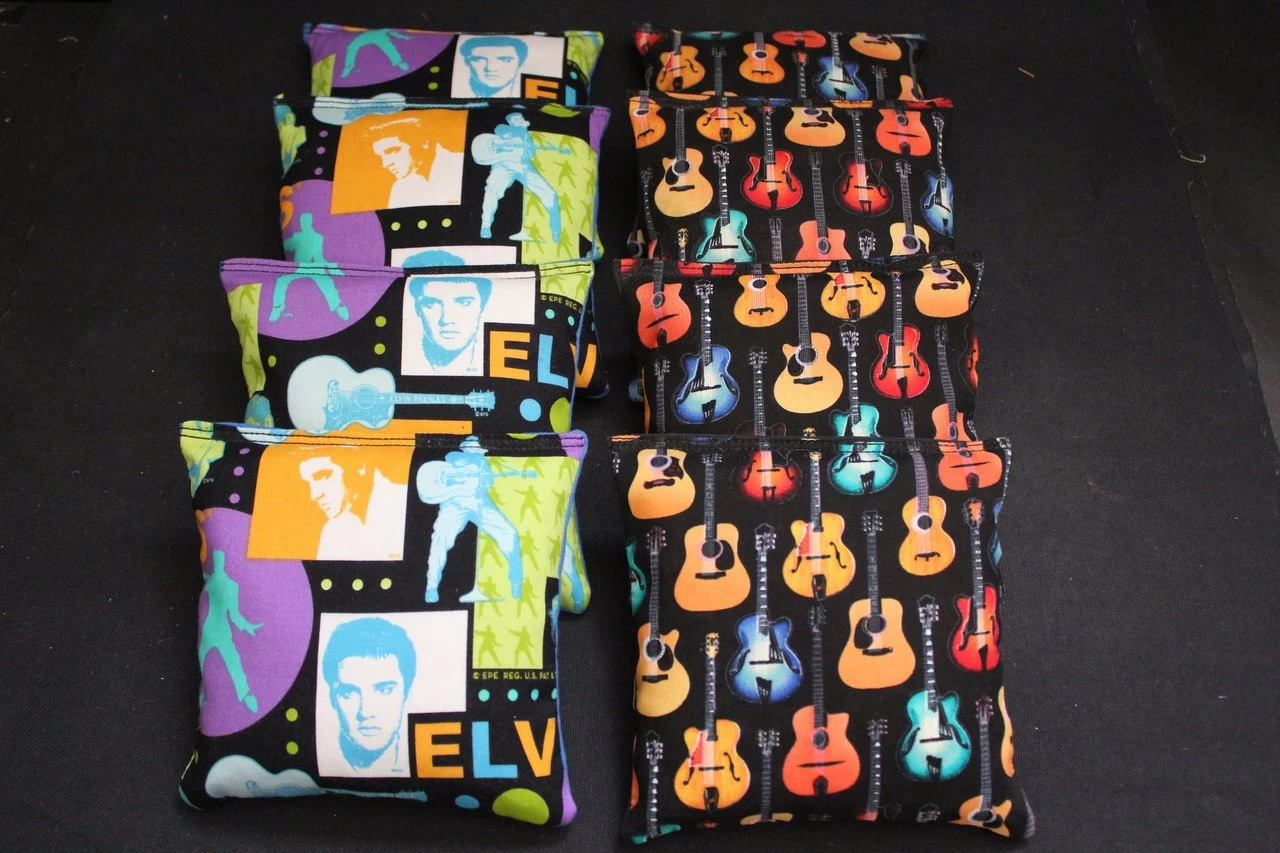 Elvis Presley Cornhole Bags - Set Of 8 3 Elvis Presley Cornhole Bags - Set Of 8