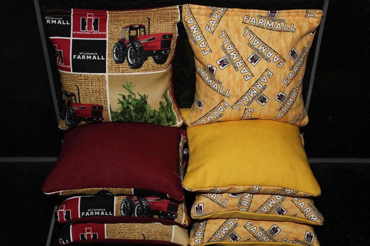 Farmall Cornhole Bags - Set Of 8 3 Farmall Cornhole Bags - Set Of 8
