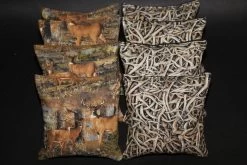 Deer Antlers (Version 2) Cornhole Bags - Set Of 8