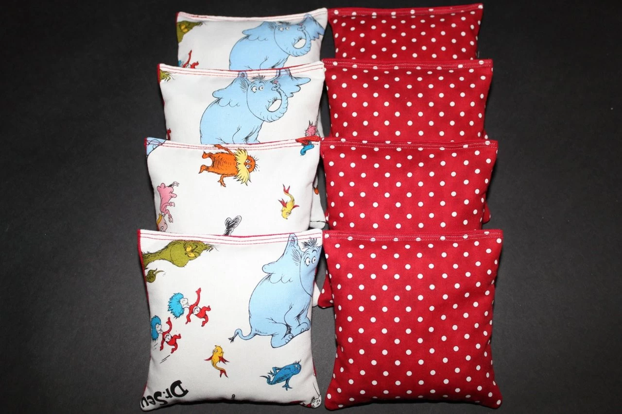 Dr. Seuss (Version 2) Cornhole Bags - Set Of 8 3 Dr. Seuss (Version 2) Cornhole Bags - Set Of 8