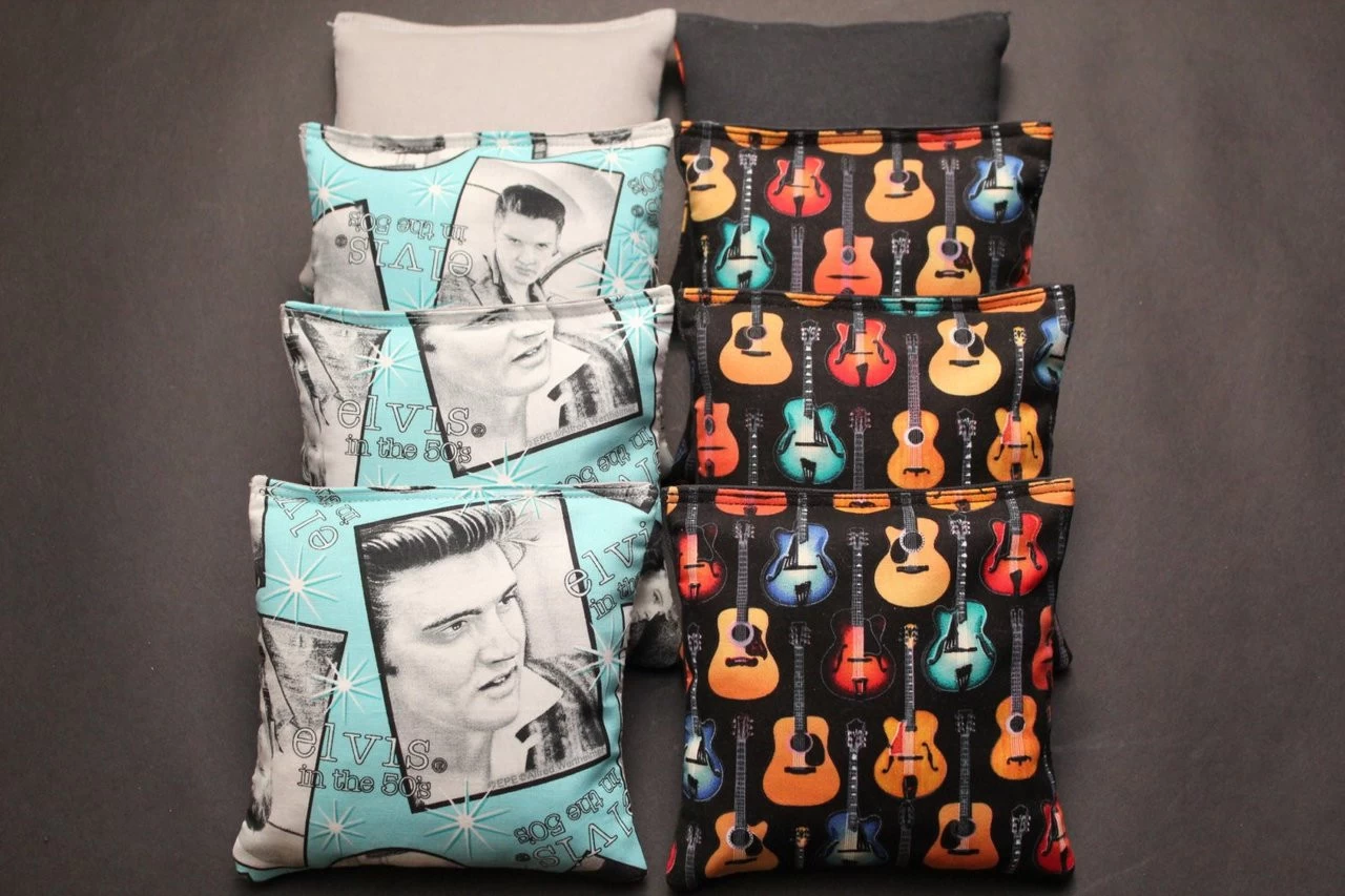 Elvis Presley (Version 2) Cornhole Bags - Set Of 8 3 Elvis Presley (Version 2) Cornhole Bags - Set Of 8