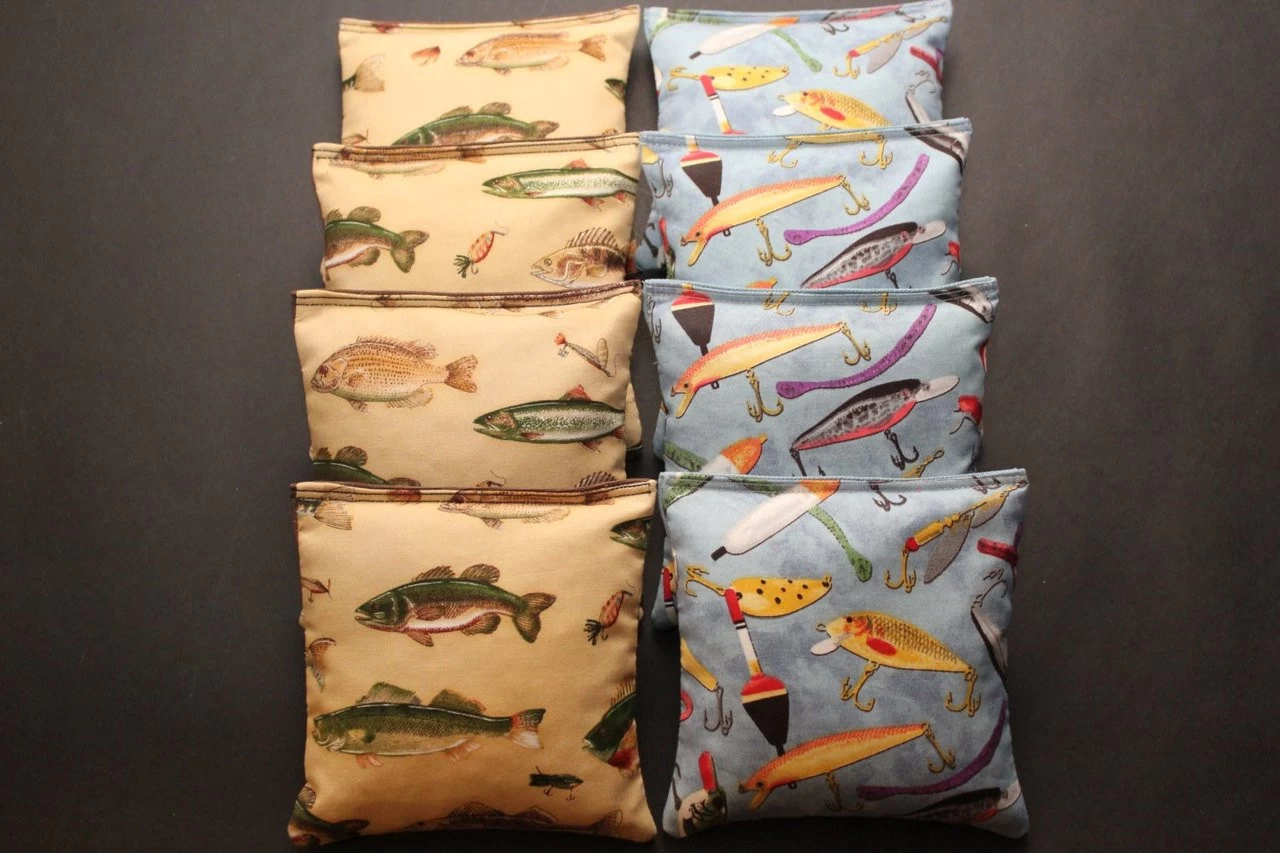Fishing (Version 2) Cornhole Bags - Set Of 8 3 Fishing (Version 2) Cornhole Bags - Set Of 8