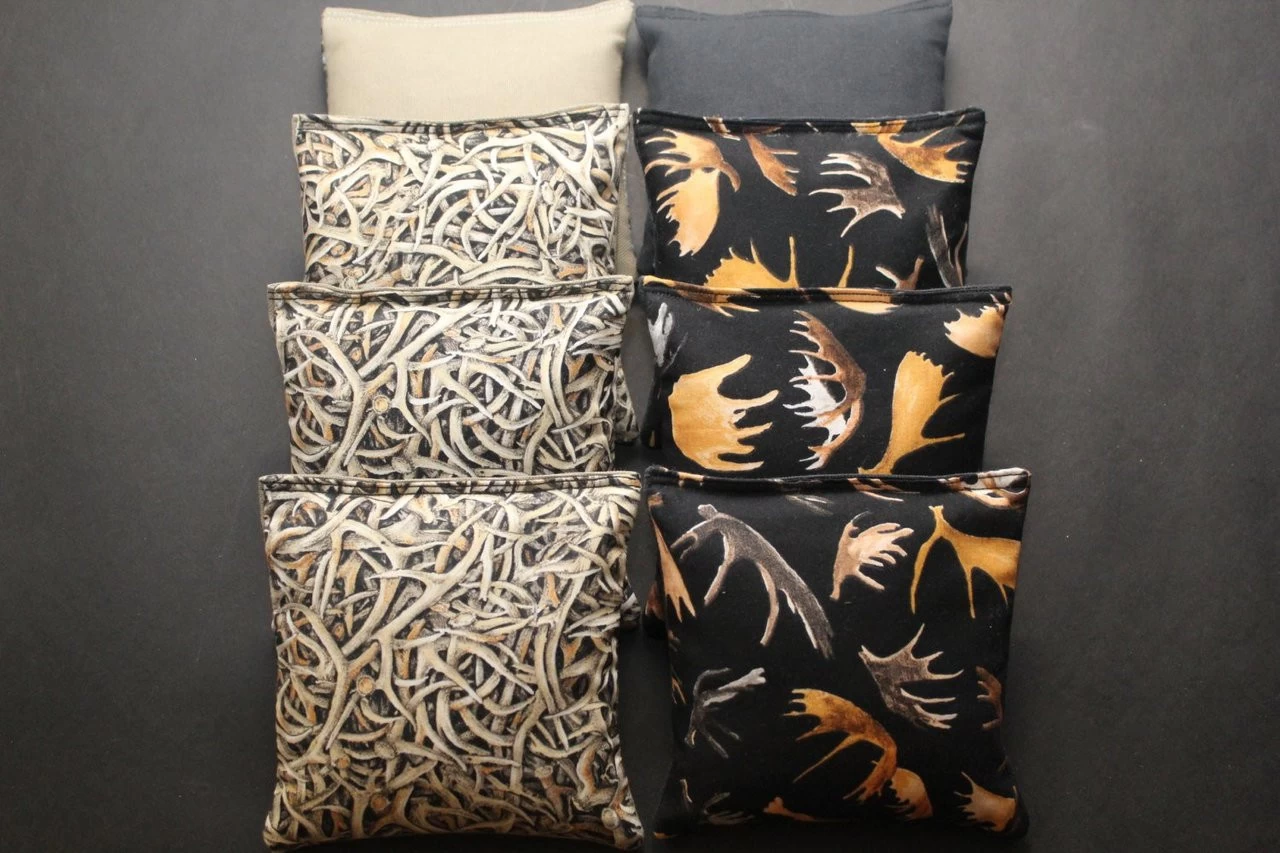 Deer Antlers (Version 3) Cornhole Bags - Set Of 8 4 Deer Antlers (Version 3) Cornhole Bags - Set Of 8 - Image 2