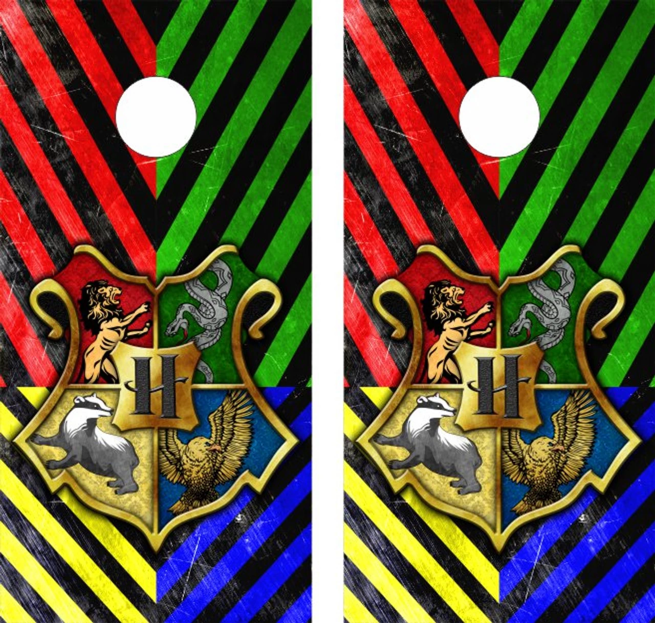 Harry Potter Version 5 Cornhole Wraps - Set Of 2 3 Harry Potter Version 5 Cornhole Wraps - Set Of 2
