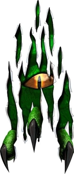 Monster Cornhole Decal