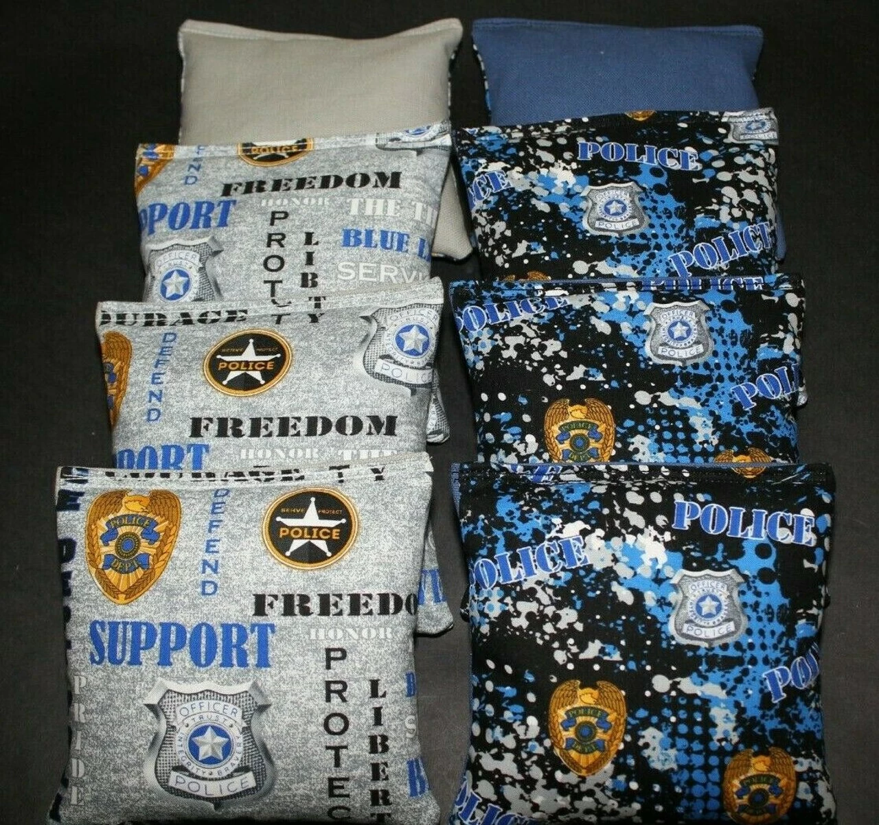 Support Local Police Cornhole Bags - Set Of 8 4 Support Local Police Cornhole Bags - Set Of 8 - Image 2