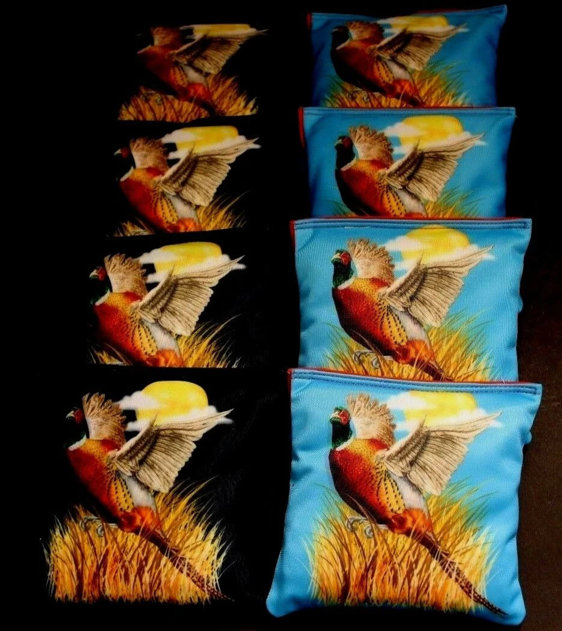 Pheasant Cornhole Bags - Set Of 8 3 Pheasant Cornhole Bags - Set Of 8