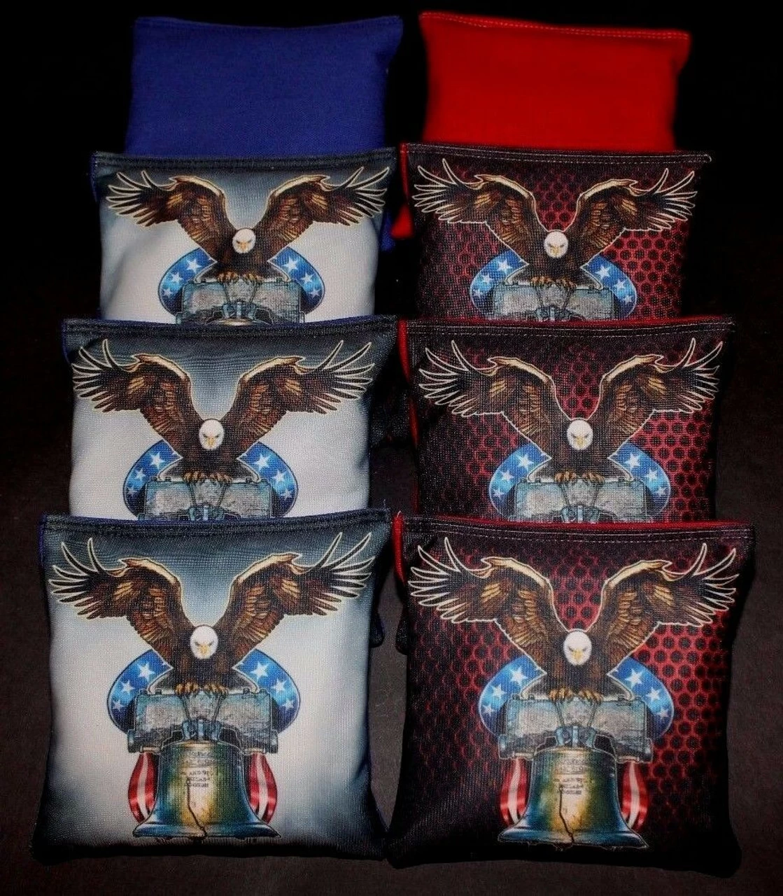 Liberty Bell Cornhole Bags - Set Of 8 3 Liberty Bell Cornhole Bags - Set Of 8