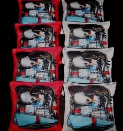 US Navy Ship Cornhole Bags - Set Of 8