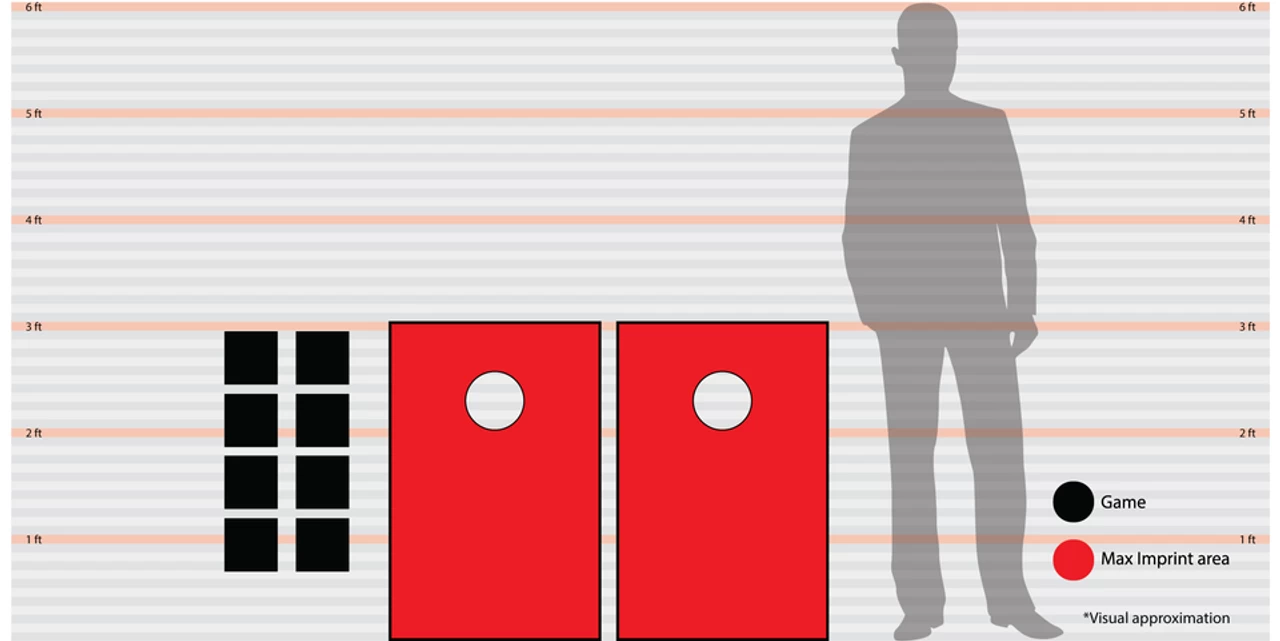 Tailgate Distressed American Flag Cornhole Set With Bags 4 Tailgate Distressed American Flag Cornhole Set With Bags - Image 2